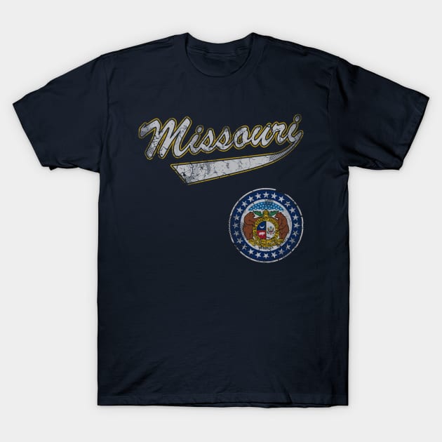 Retro Missouri State Flag T-Shirt by E